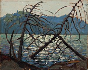 Tom Thomson Canoe Lake Spring 1914