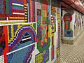 Tottenham Court Road stn Central line mosaic