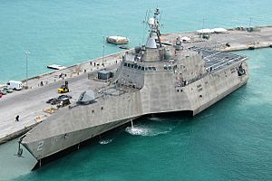 USS Independence LCS-2 at pierce (cropped)