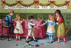 Victorian Christmas Card - 11222294503