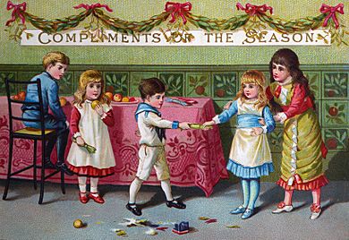 Victorian Christmas Card - 11222294503