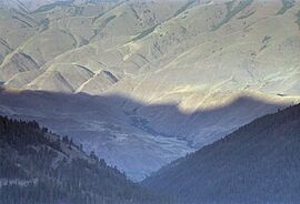 View of Riggins, Idaho