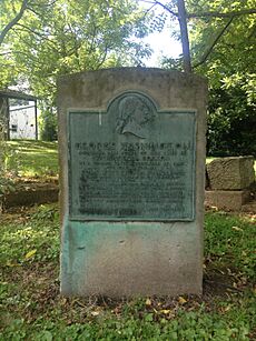 Washington marker in Washington, West Virginia.
