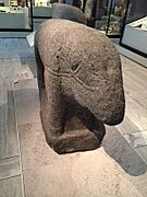 Wild boar sculpture-National Archeology Museum Madrid