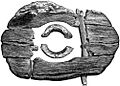 Wooden wheel, found in Blair-Drummond Moss