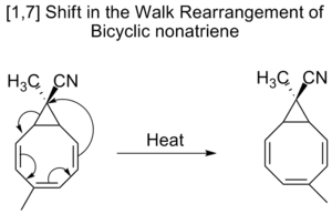 walk rearrangement of bicycle nonatriene