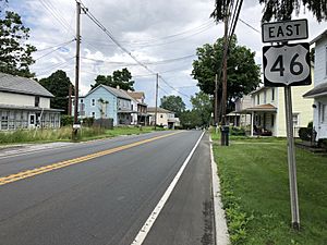 2018-06-28 14 23 26 View east along U.S. Route 46 just east of Warren County Route 611 (Hope Road) in Independence Township, Warren County, New Jersey