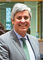 2018 Finanzminister Löger bei Eurogruppe und ECOFIN (Mário Centeno)