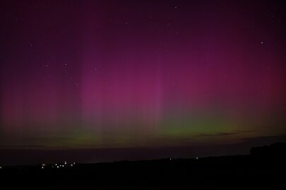 20240510 XE3 Aurora Borealis (May 10 2024 solar storms) as seen from Kraków 01