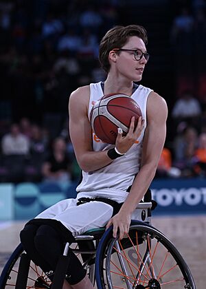 2024 Summer Paralympics women's wheelchair basketball, Netherlands vs Japan 46.jpg