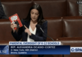 AOC holding Simon in House of Reps