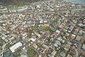 Aerial view of part of Roseau, the capital city of Dominica