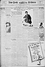 Albert Gleizes and Juliette Roche Gleizes, New York Tribune, 9 October 1915