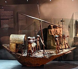 Antico regno, modello di nave, da saqqara, 01