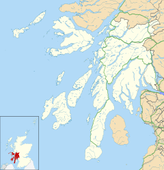 Kinuachdrachd is located in Argyll and Bute