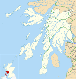 Auchenbreck Castle is located in Argyll and Bute
