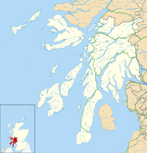 Smerby Castle (Island Muller Castle) is located in Argyll and Bute