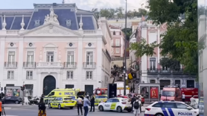 Así fue el accidente de un funicular en Lisboa
