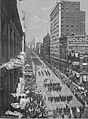Atlantic Squadron parade Seattle 1908 B&W