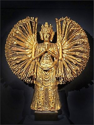 Avalokiteshvara à mille bras (musée Guimet) (15517356585)