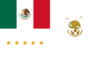 Bandera Presidencial Mexico-comandante supremo buques.svg