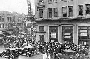 Banking Closure in 1929 - New York City