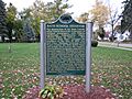 Bath School disaster sign