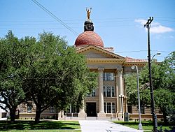 The Bee County Courthouse in Beeville was built in 1913.