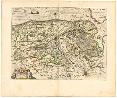 Blaeu 1645 - Flandriæ Teutonicæ pars orientalior