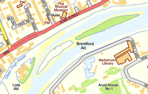 Brentford and Lots Aits OS OpenData map