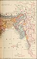 British India map of Northeast India and Myanmar, Bengal Assam Meghalaya Arunachal Pradesh Nagaland Manipur Mizoram Tripura regions 1891