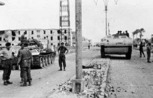 British tanks in Port Said