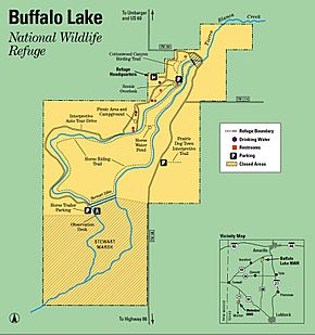 Buffalo Lake NWR Map