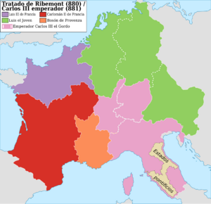 Carolingian empire 881