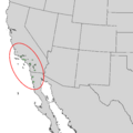 Ceanothus spinosus range map 2
