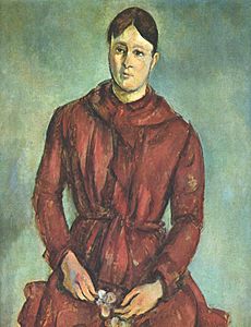 Cezanne - Madame Cezanne in Rot