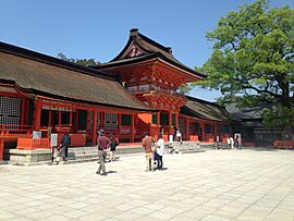 Chokushimon Gate in Upper Shrine of Usa Shrine 2