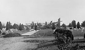 Construction of foundations - Confederate Memorial - Arlington National Cemetery - 1912