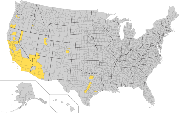 Counties with In-N-Out
