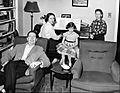Douglas Edwards and children 1955