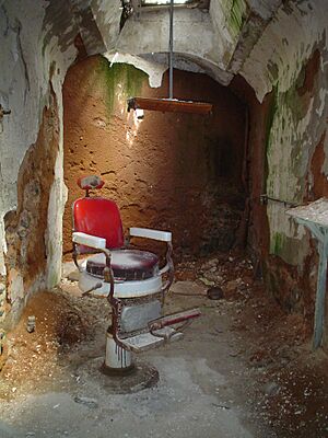 Eastern State Penitentiary, Philadelphia, PA barber shop