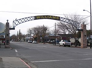 Entrance arch to Williams