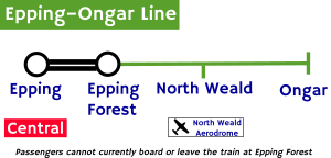 Epping Ongar Railway Line Map