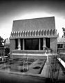 Exterior view of the Hollyhock House, Los Angeles, 1921 (shulman-1997-JS-224-ISLA)