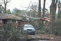 F0 tornado damage example