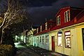 Faroe Islands, Streymoy, Tórshavn (4), Bryggjubakki street at night