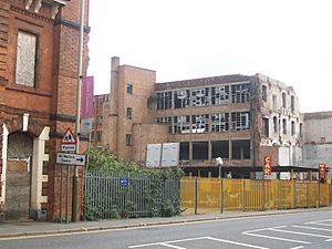 Former Frisby-Jarvis building on Frog Island, Leicester