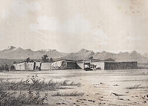 Fort Bridger on the Green River