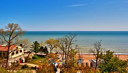 View of Lake Michigan