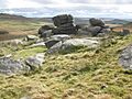 Granite boulders, on Showery Tor - geograph.org.uk - 1006102